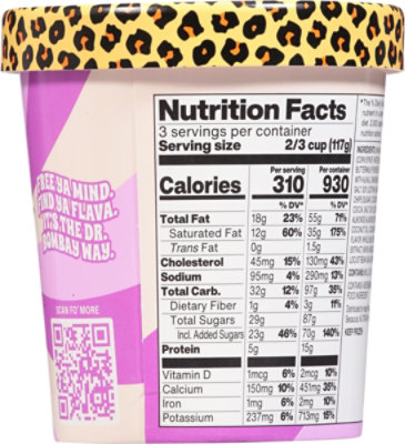 Dr Bombay Ice Cream Almond Fudge - 1 Pint - Image 6