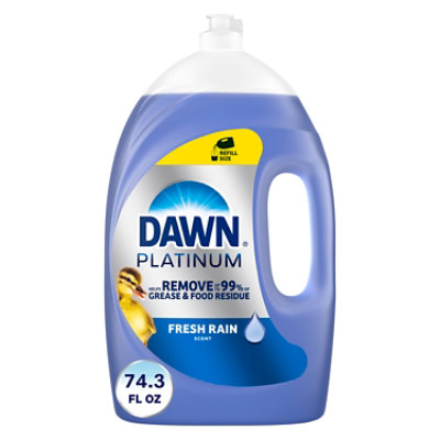 Dawn Platinum Hand Dishwashing Liquid Fresh Rain Platinum - 74.3 Fl. Oz. - Image 1