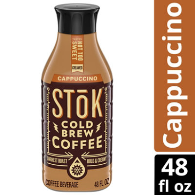 SToK Cold Brew Cappuccino Coffee - 48 Oz - Image 1
