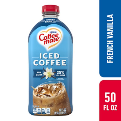 Nestle Coffee Mate French Vanilla Iced Coffee Bottle - 50 Fl. Oz. - Image 1