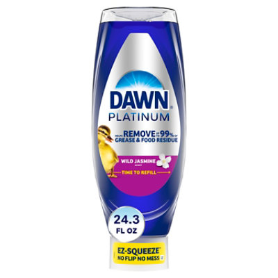 Dawn EZ Squeeze Platinum Hand Dishwashing Liquid Wild Jasmine Platinum - 24.3 Fl. Oz. - Image 1