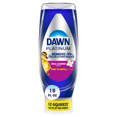 Dawn Platinum Hand Dishwashing Liquid Wild Jasmine Platinum - 18 Fl. Oz. - Image 1