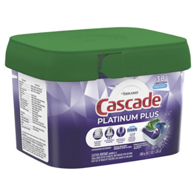 Cascade Auto Dishwashing Pouch With Liquid And Powder Fresh Scent - 38 Count - Image 3