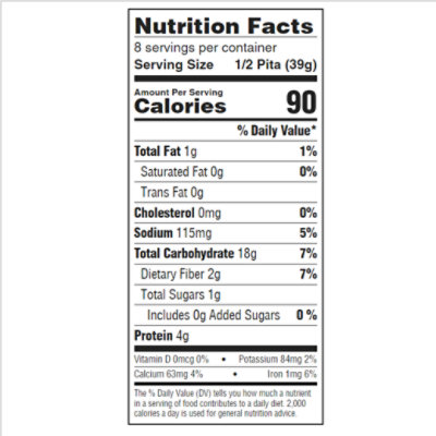 Josephs Original Pita Bread - 4 Count