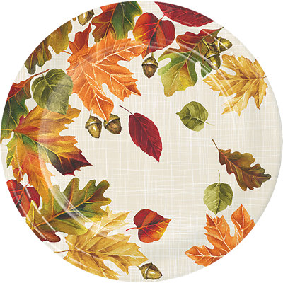 Signature Select Autumn Leaves Dinner Plates - 8 Count - Image 1
