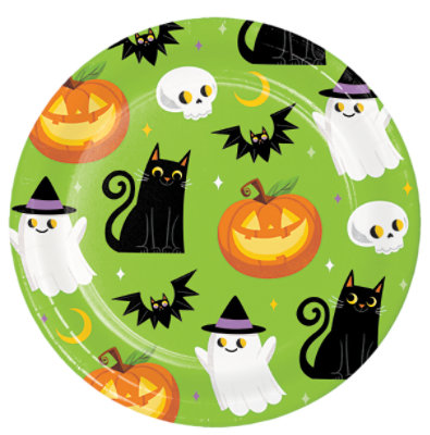 Signature Select Halloween Party Lunch Plates - 8 Count - Image 1