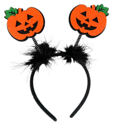 Inf 10 Inch Halloween Headbnd Pumpkins - Each - Image 1