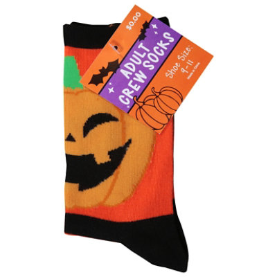 Berk Adult Crew Socks Pumpkin - Each - Image 3