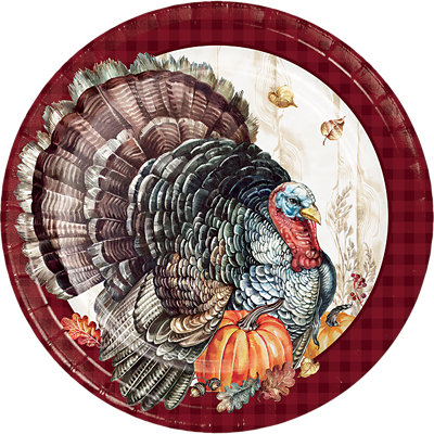 Signature Select Timeless Turkey Dinner Plate - 8 Count - Image 1