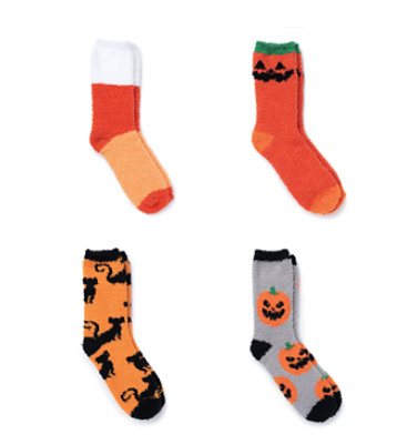 Berk Adult Cozy Socks Candy Corn - Each - Image 1