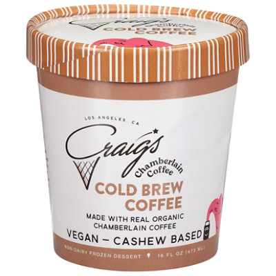 Craigs Vegan Ice Cream Cold Brew Chamberlain - 16 Oz - Image 3