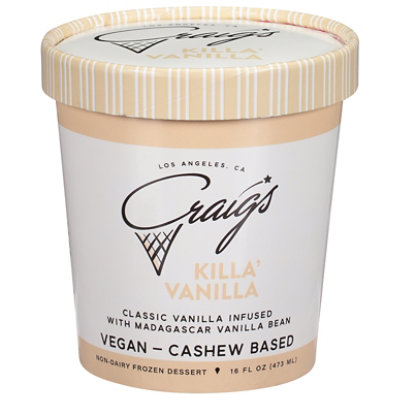 Craig's Killa Vanilla Vegan Ice Cream - 16 Oz - Image 3