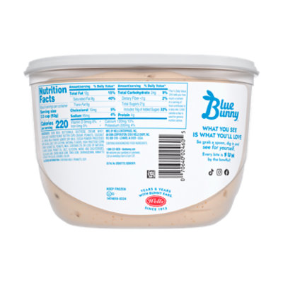 Blue Bunny Soft Peanut Butter Cup Frozen Dessert - 46 Fl. Oz. - Image 3