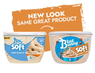 Blue Bunny Soft Peanut Butter Cup Frozen Dessert - 46 Fl. Oz. - Image 5