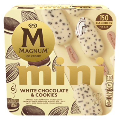 Magnum Ice Cream Mini White Chocolate Cookies - 6 Count - Image 2