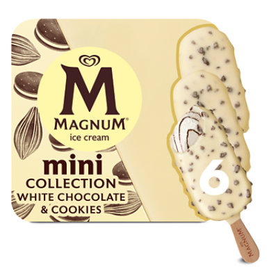 Magnum Ice Cream Mini White Chocolate Cookies - 6 Count - Image 2