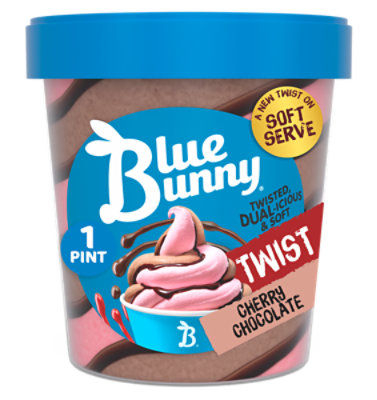 Blue Bunny Soft Cherry Chocolate Frozen Dessert Pint - 16 Fl. Oz. - Image 2