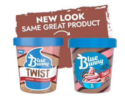 Blue Bunny Cherry Chocolate Twist Pint - 16 Fl. Oz. - Image 5