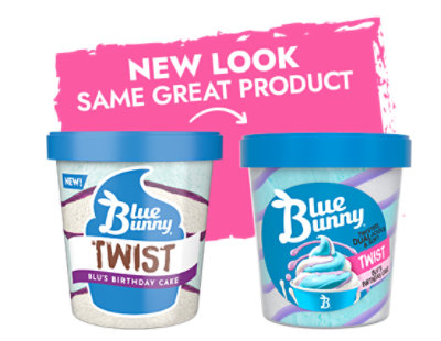 Blue Bunny Blus Birthday Cake Twist Pint - 16 Fl. Oz. - Image 5