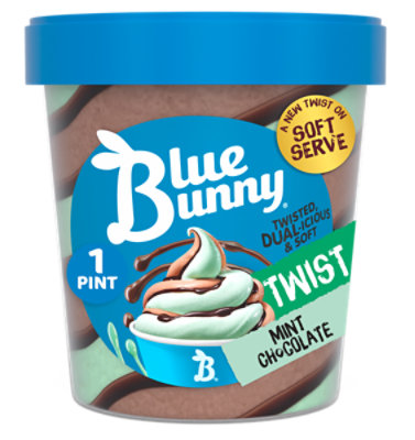 Blue Bunny Mint Chocolate Twist Pint - 16 Fl. Oz. - Image 2