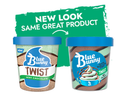 Blue Bunny Mint Chocolate Twist Pint - 16 Fl. Oz. - Image 5