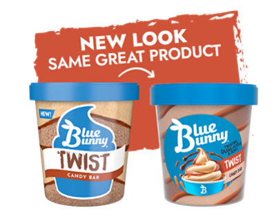 Blue Bunny Candy Bar Twist Pint - 16 Fl. Oz. - Image 5