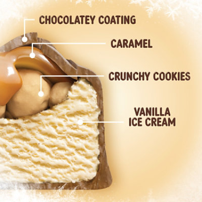 TWIX Ice Cream Bars Vanilla Caramel Chocolate Cookie Dessert Bar - 12-23.16 Oz - Image 2