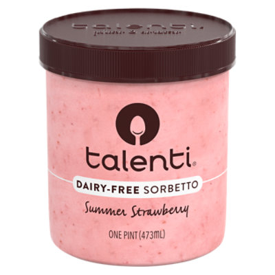 Talenti Dairy Free Sorbetto Summer Strawberry - 1 Pint - Image 3