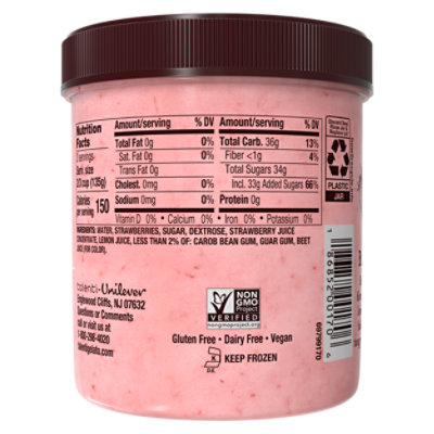 Talenti Dairy Free Sorbetto Summer Strawberry - 1 Pint - Image 6