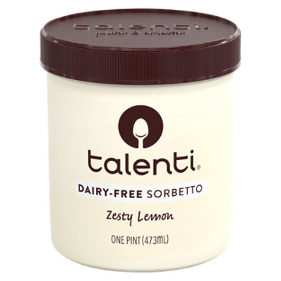 Talenti Dairy Free Sorbetto Zesty Lemon - 1 Pint - Image 3