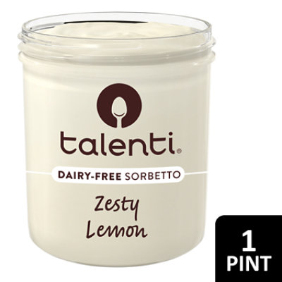 Talenti Dairy Free Sorbetto Zesty Lemon - 1 Pint - Image 2