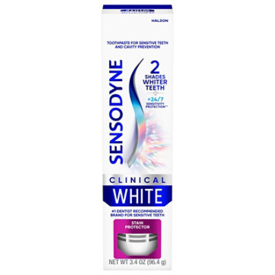 Sensodyne Clinical White Stain Protector - 3.4 Oz - Image 1