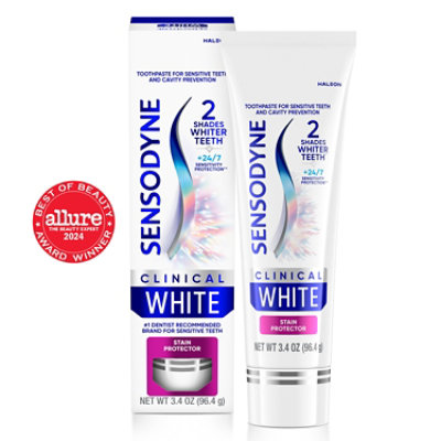 Sensodyne Clinical White Stain Protector - 3.4 Oz - Image 3