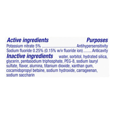 Sensodyne Clinical White Enamel Strength - 3.4 Oz - Image 3