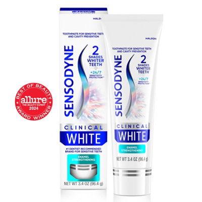 Sensodyne Clinical White Enamel Strength - 3.4 Oz - Image 3