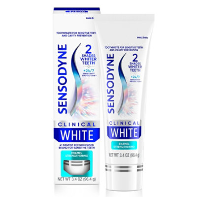 Sensodyne Clinical White Enamel Strength - 3.4 Oz - Image 1