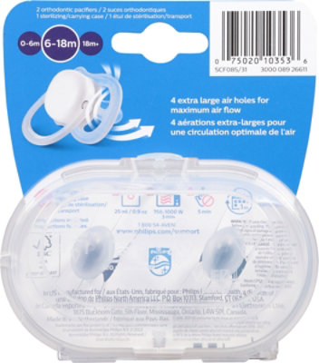 Avent Soother Air 6 to 18 Month X2 - Each - Image 4