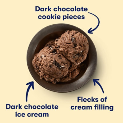 Tillamook Chocolate Collection Dark Chocolate Cookies & Cream Ice Cream - 48 Oz - Image 2