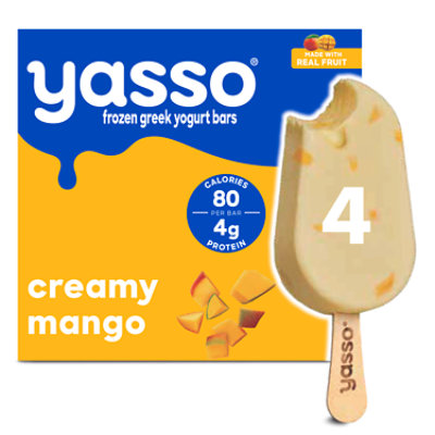 Yasso Creamy Mango Frozen Greek Yogurt Bars - 4-4 Fl. Oz. - Image 2