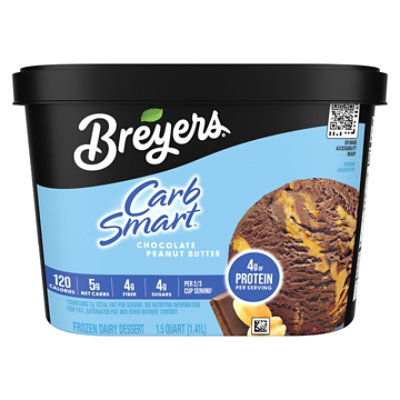 Breyers Carbsmart Chocolate Peanut Butter Ice Cream - 1.5 Quart - Image 2