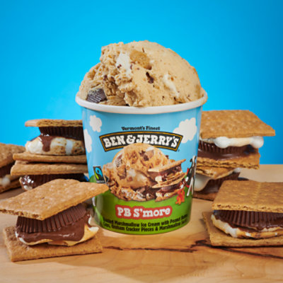 Ben & Jerry's Ice Cream Peanut Butter Smore - Pint - Image 5