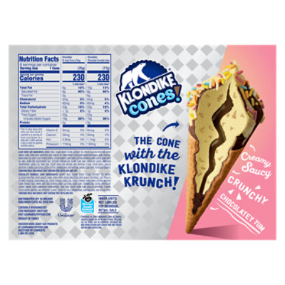 Klondike Birthday Cake Ice Cream Cone - 8 Count - Image 6