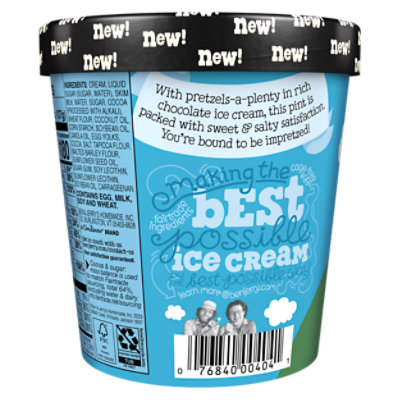 Ben & Jerry's Impretzively Fudged Ice Cream - Pint - Image 5