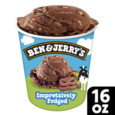 Ben & Jerry's Impretzively Fudged Ice Cream - Pint - Image 2
