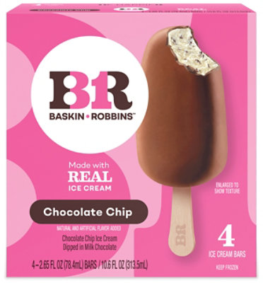 Baskin Robbins Choc Chip Bars - 4-2.65 Fl. Oz. - Image 3