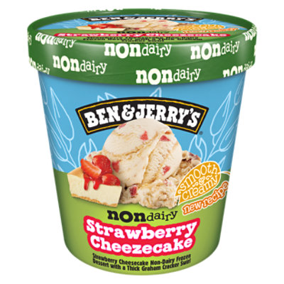 Ben & Jerry's Non Dairy Strawberry Cheesecake Ice Cream - Pint - Image 2