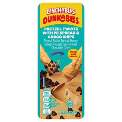 Lunchables Dunkables Pretzel Twists With PB Spread And Choco Chips - 2 Oz - Image 3