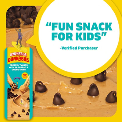 Lunchables Dunkables Pretzel Twists with PB Spread & Choco Chips - 2 Oz - Image 5