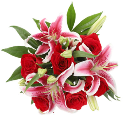 Debi Lilly Red Fragrant Rose Bouquet - Each - Image 1