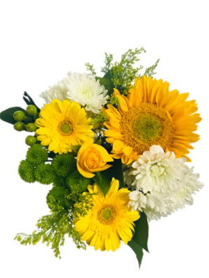 Overjoyed Boutique Yellow & White Perfect Gift Bouquet - Each - Image 1